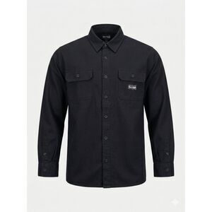 Dogg Supply Snoop Dogg Men's 3XL Black Twill Work Shirt Long Sleeve Button Down